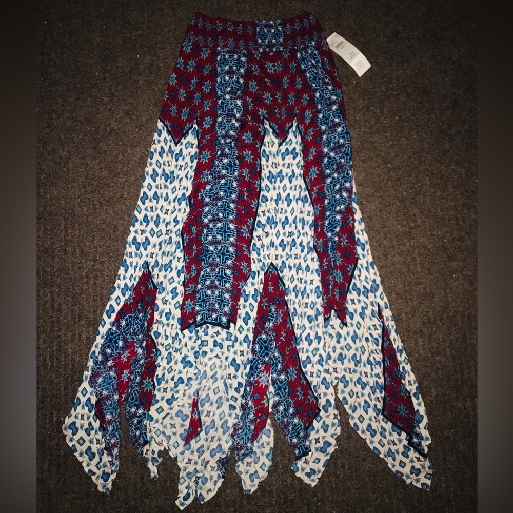 New Patrons of Peace Boho Bohemian Maxi Skirt